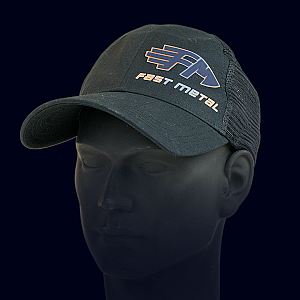 Black Fast Metal Hat